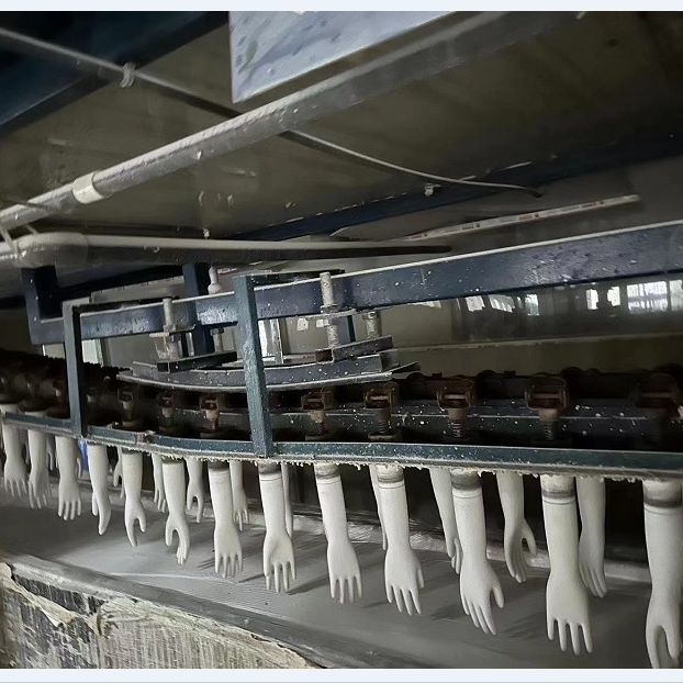 surgical gloves production line